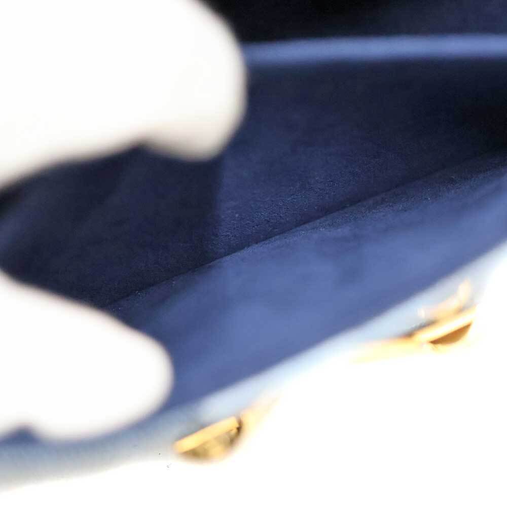 Louis Vuitton Twist Bag Denim Leather Blue Red - Picture 10 of 10